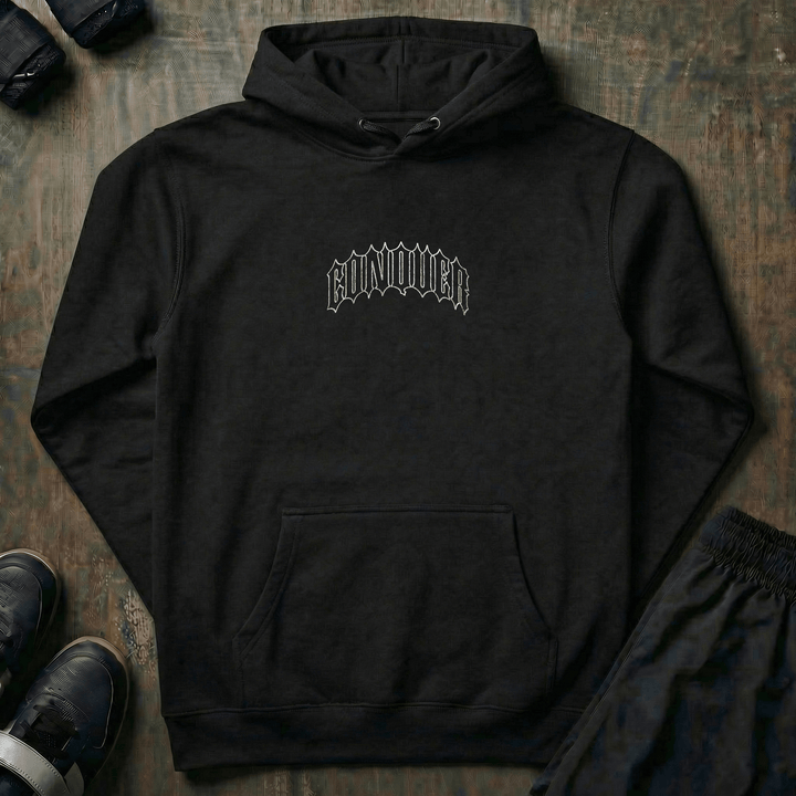 Conquer Ronin pullover hoodie in Black