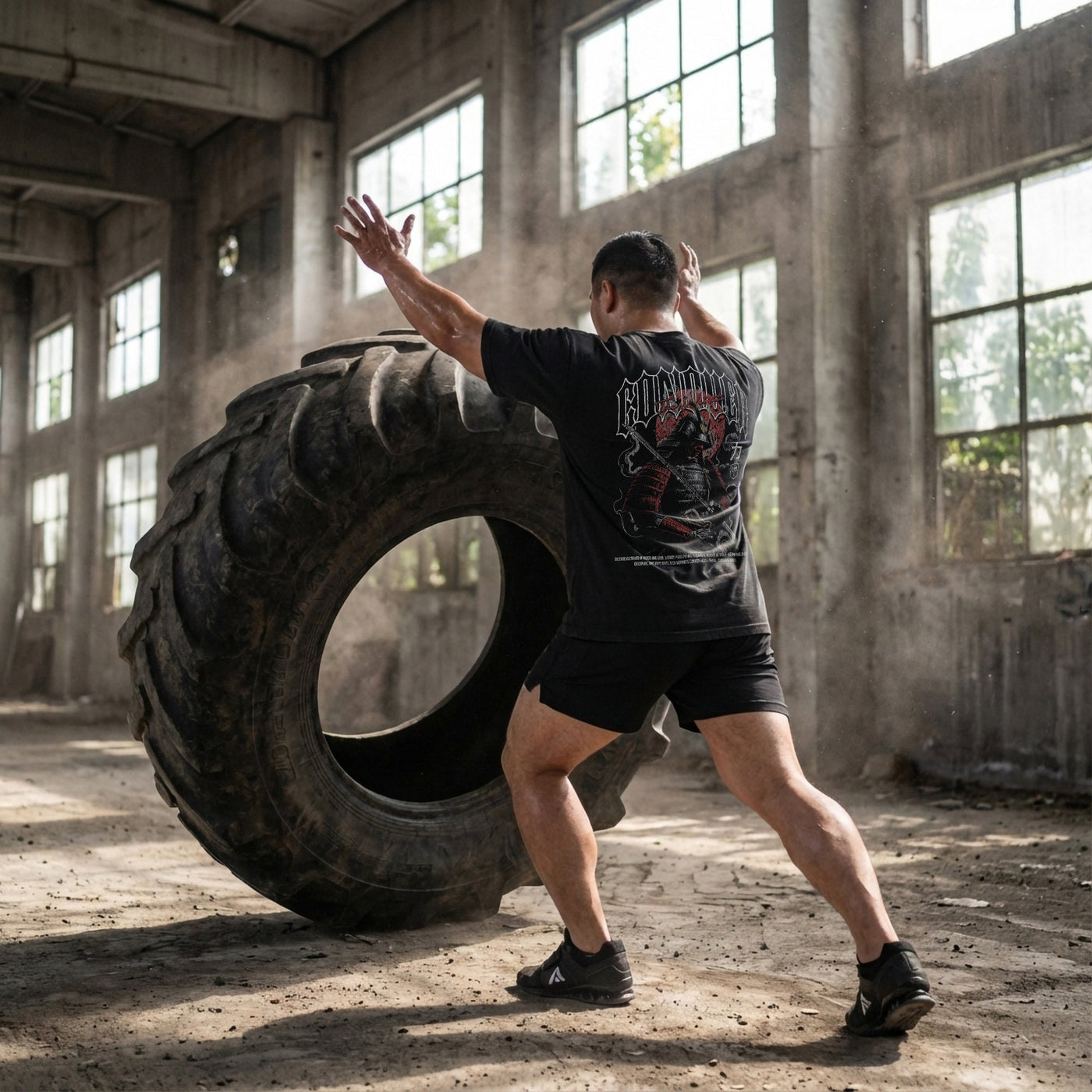 Conquer Ronin - Relaxed Fit tee - Conquering Barbell