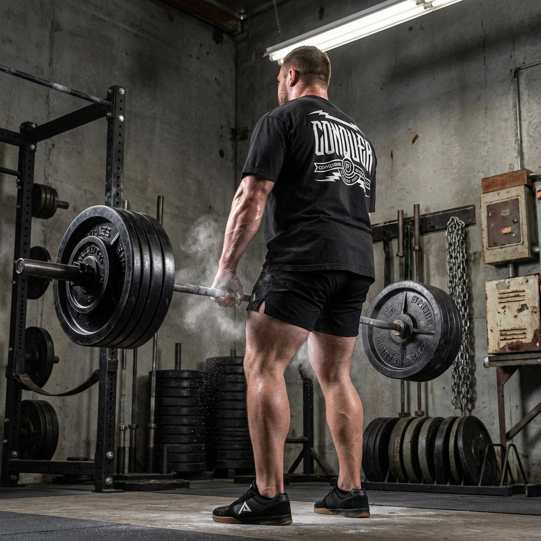 Conquer - Since Day One - Relaxed Fit tee - Conquering Barbell