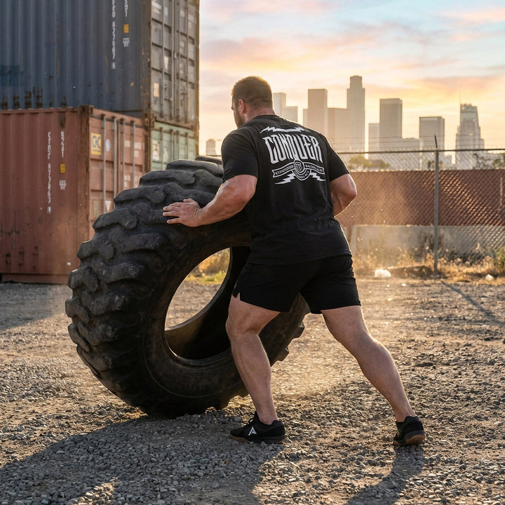 Conquer - Since Day One - Relaxed Fit tee - Conquering Barbell