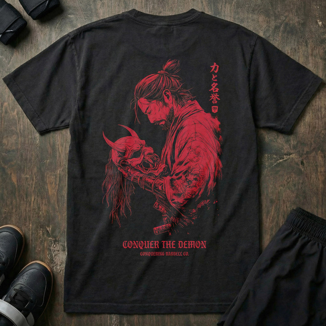 Conquer the Demon relaxed fit tee in Black