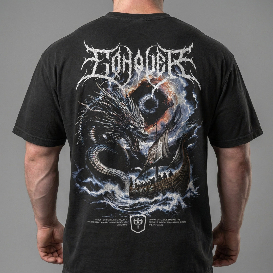 Conquer the Storm relaxed fit tee in Black