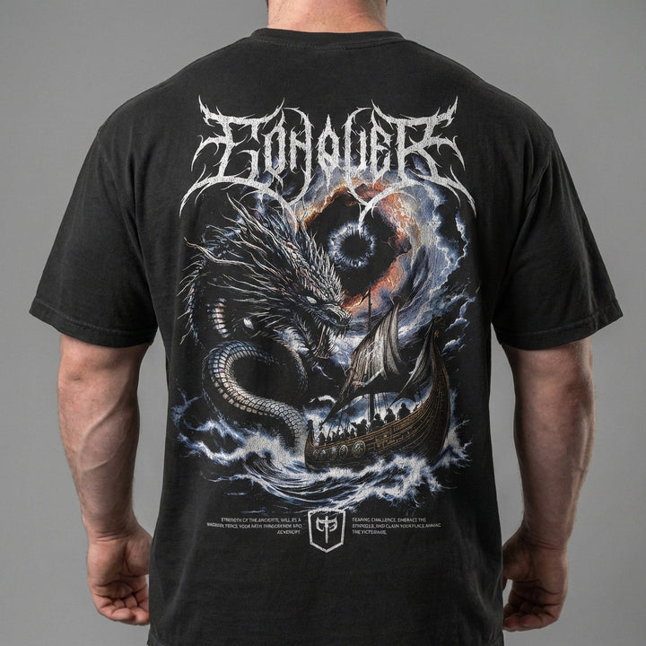 Conquer the Storm relaxed fit tee in Black