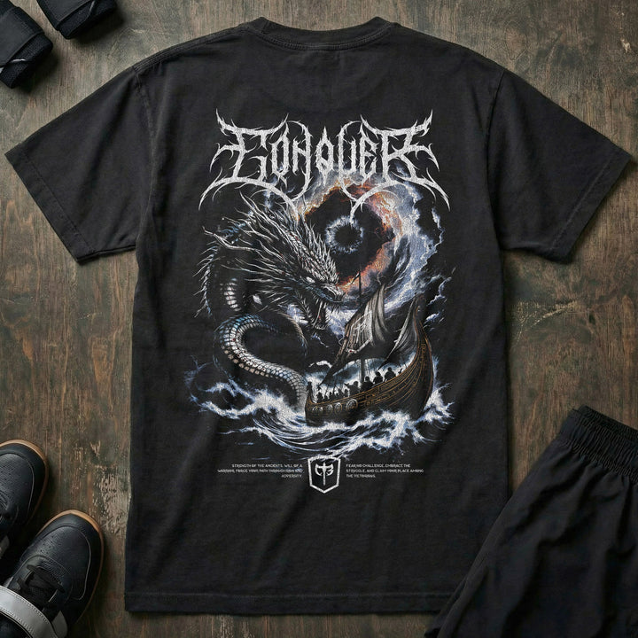 Conquer the Storm relaxed fit tee in Black