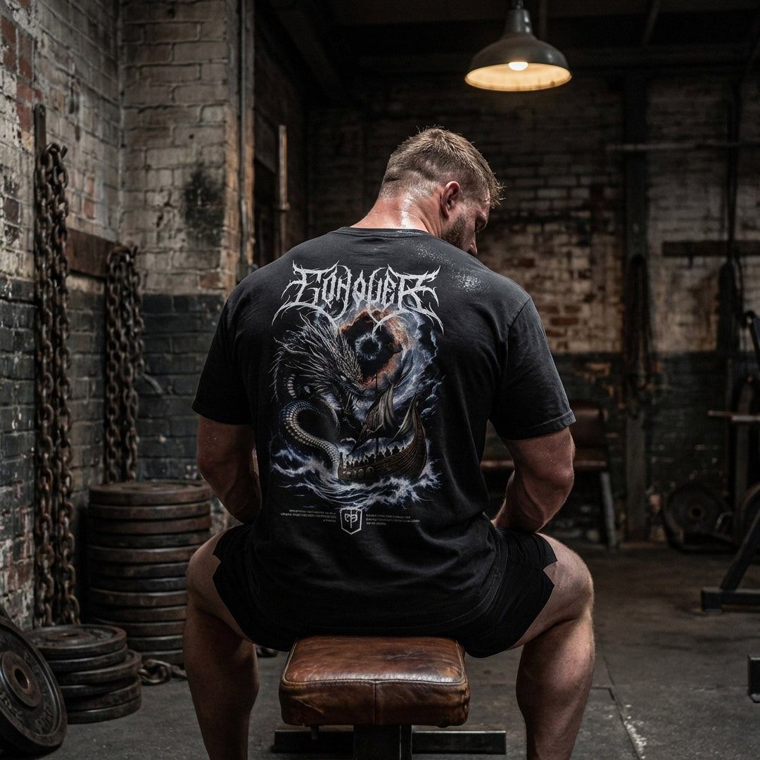 Conquer the Storm relaxed fit tee in Black