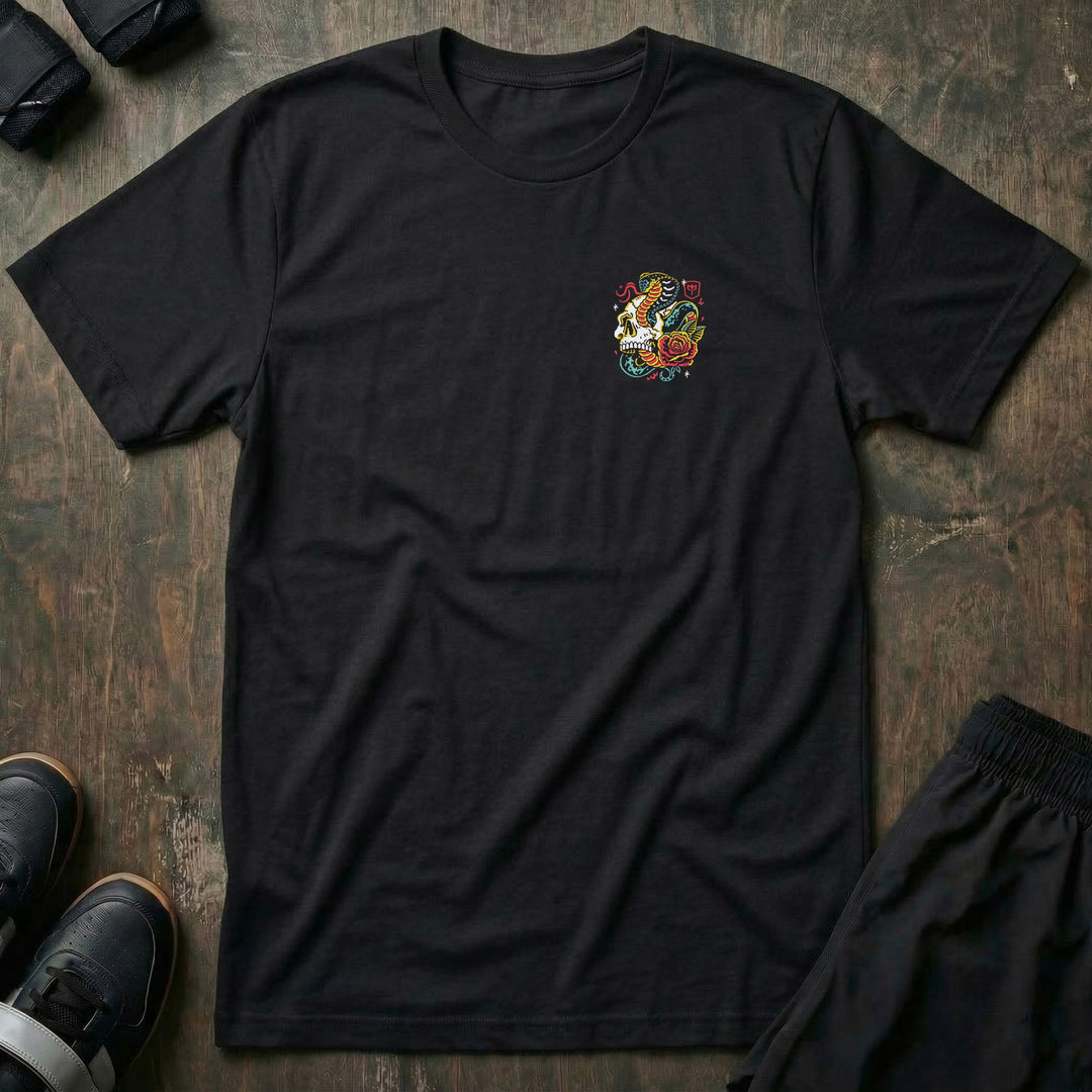 Conquer Till Death - Black Tee - Conquering Barbell