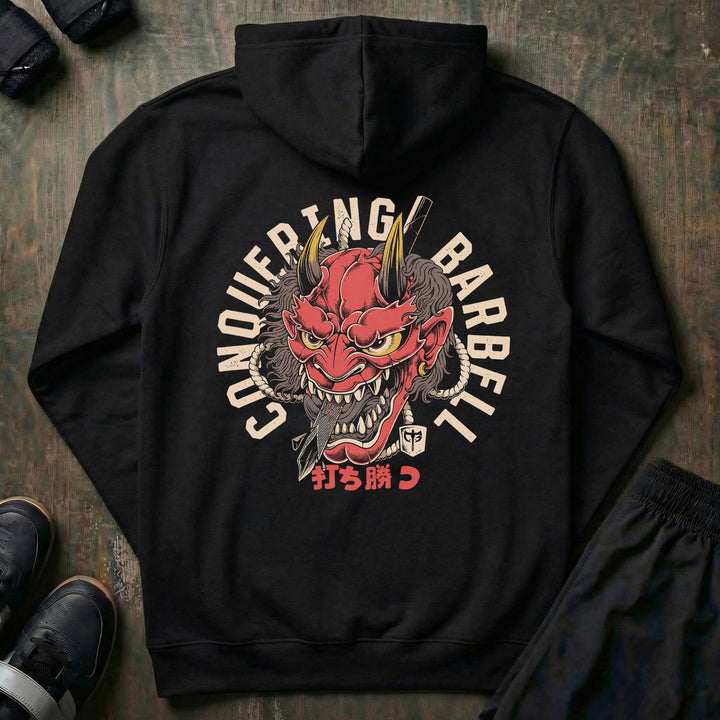Conquer Your Demon pullover hoodie in Black