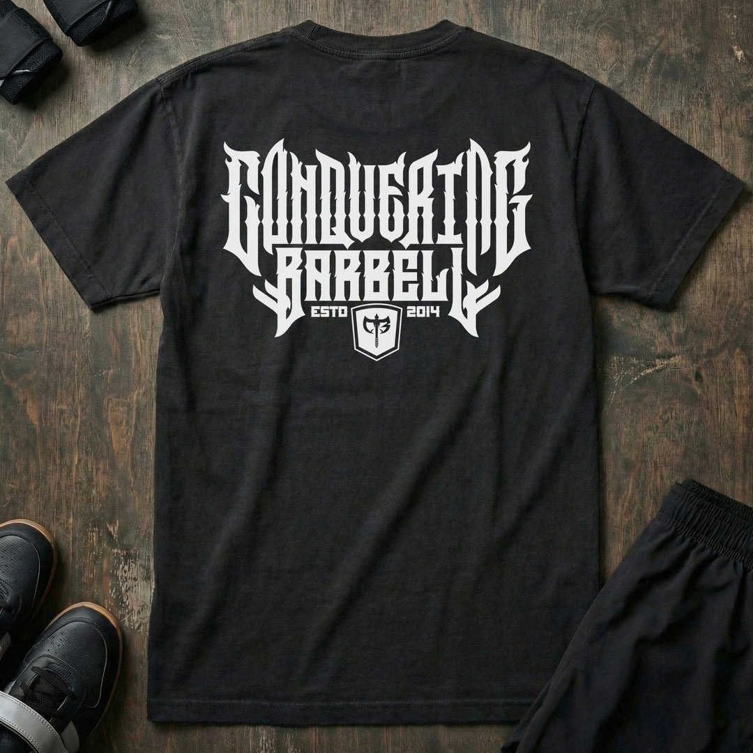 Conquering Barbell - Flagship - Relaxed Fit tee - Conquering Barbell
