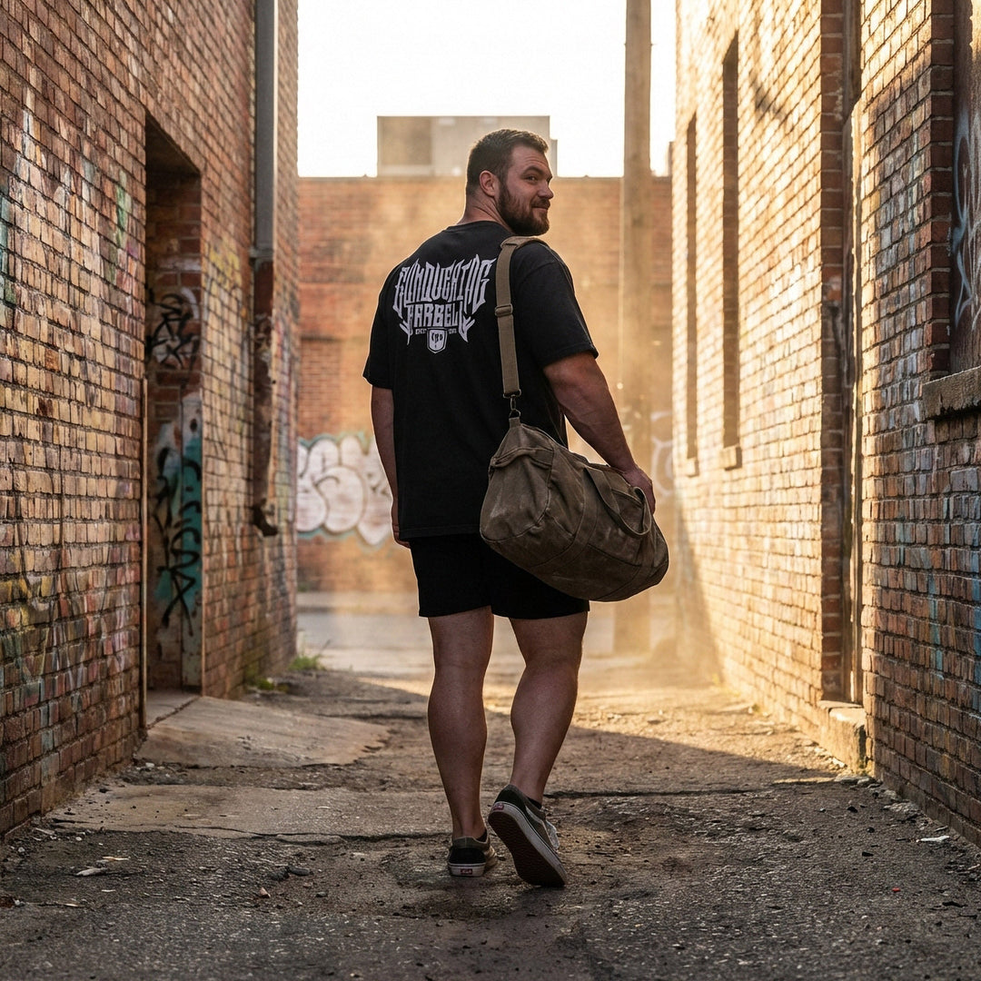 Conquering Barbell - Flagship - Relaxed Fit tee - Conquering Barbell