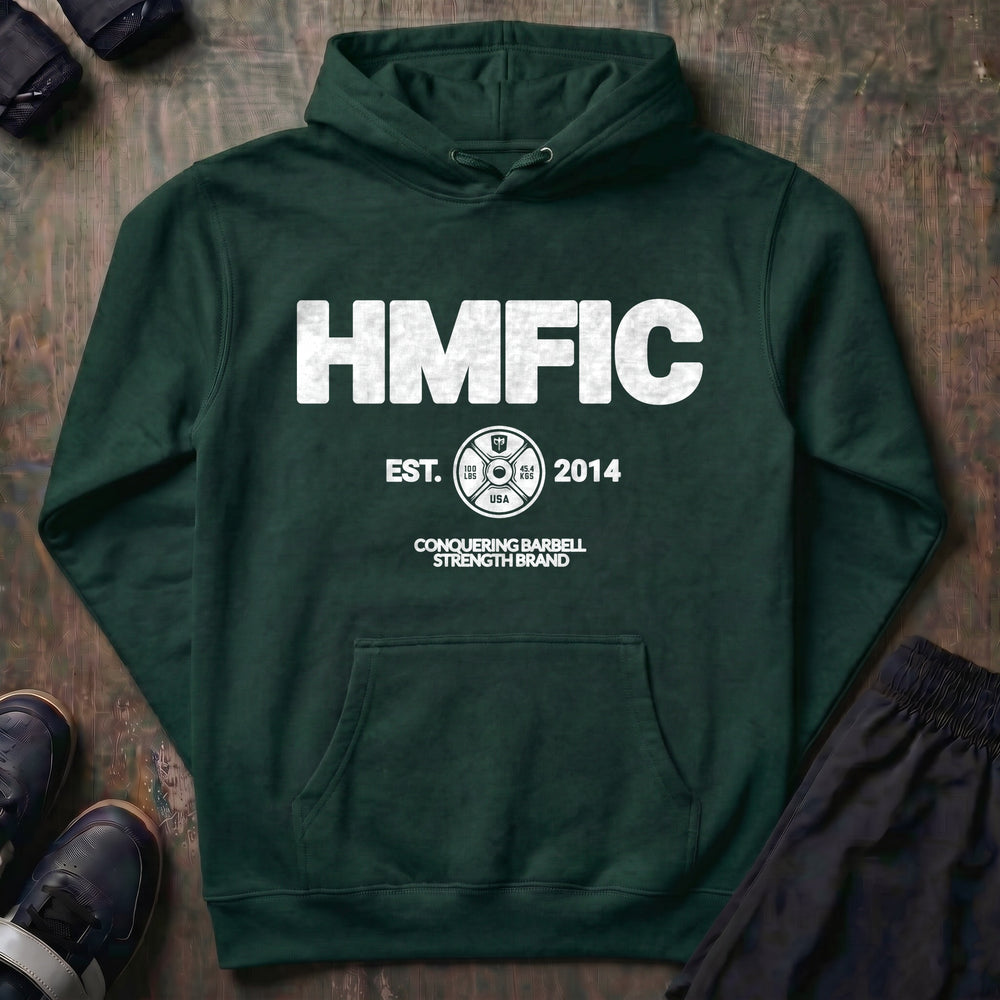HMFIC pullover hoodie in Alpine Green