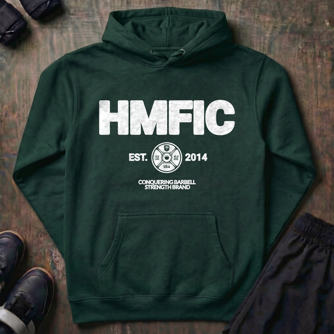 HMFIC pullover hoodie in Alpine Green