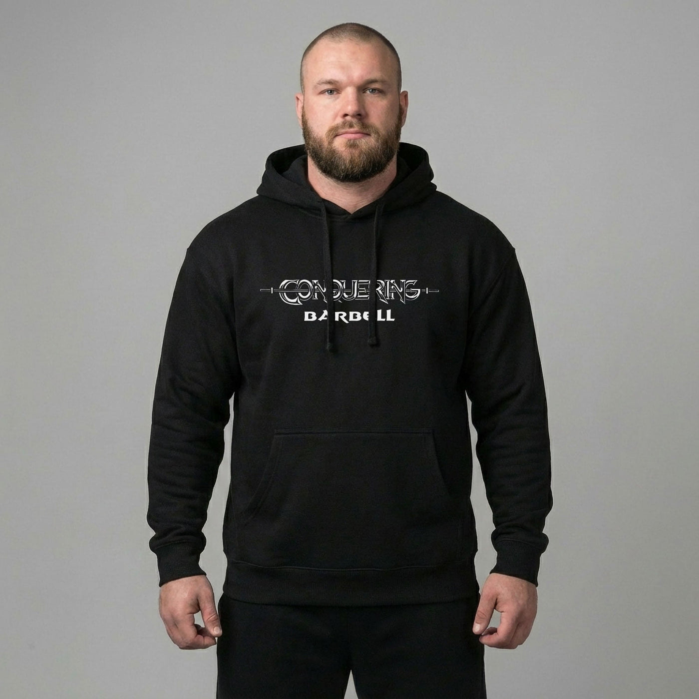 Crush Your Enemies Pullover Hoodie - Black - Conquering Barbell