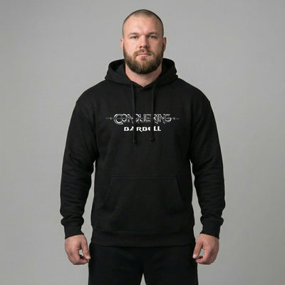 Crush Your Enemies Pullover Hoodie - Black - Conquering Barbell