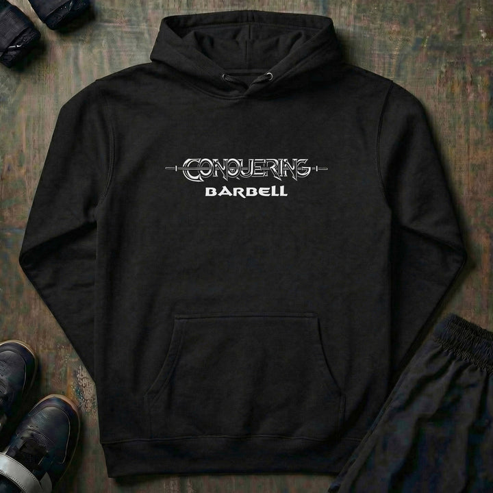 Crush Your Enemies Pullover Hoodie - Black - Conquering Barbell