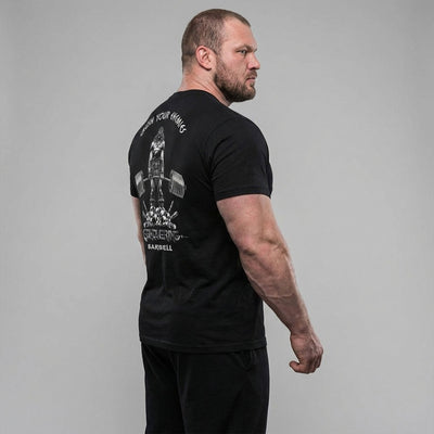Crush Your Enemies Tee - Conquering Barbell