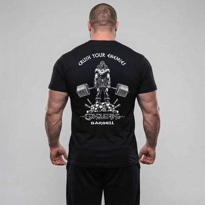 Crush Your Enemies Tee - Conquering Barbell