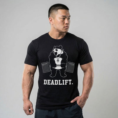 Deadlift Panda Tee - Conquering Barbell