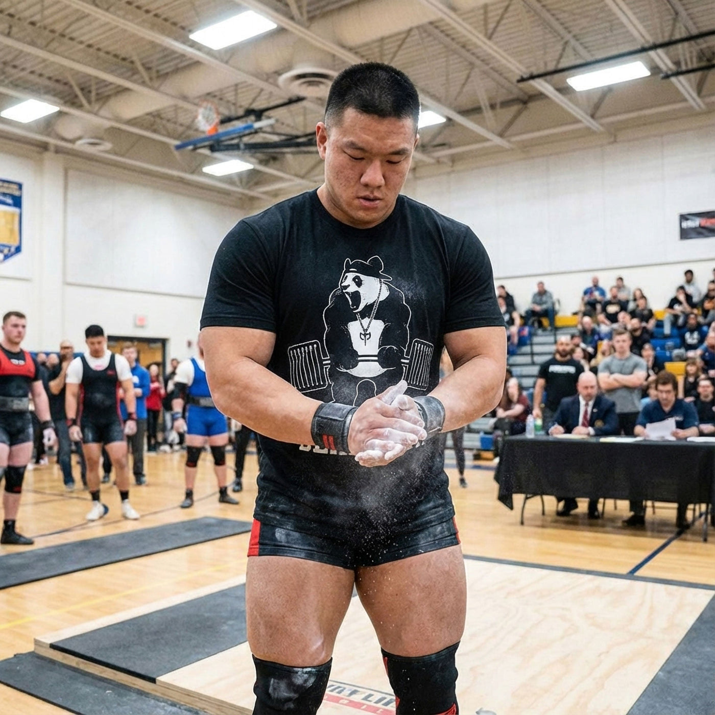 Deadlift Panda Tee - Conquering Barbell