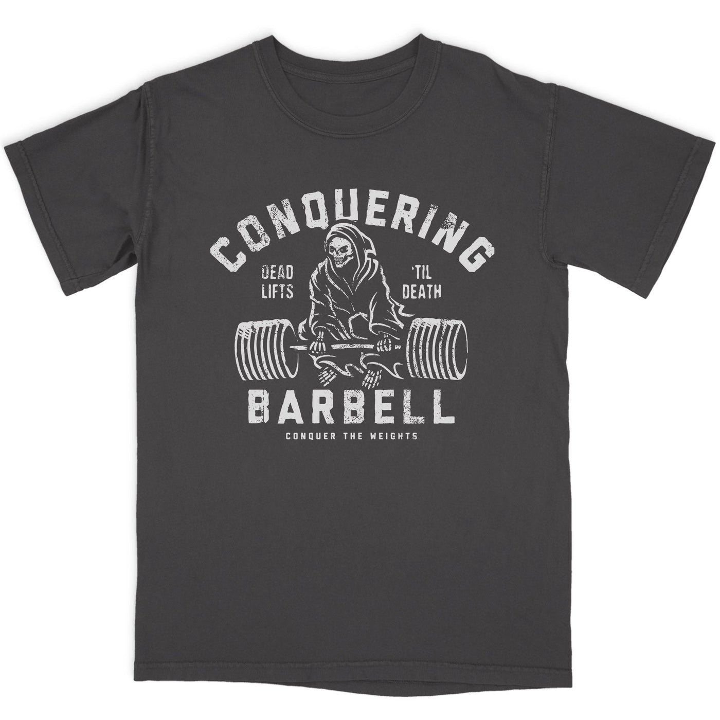 Deadlifts 'Til Death - Oversized tee - Conquering Barbell