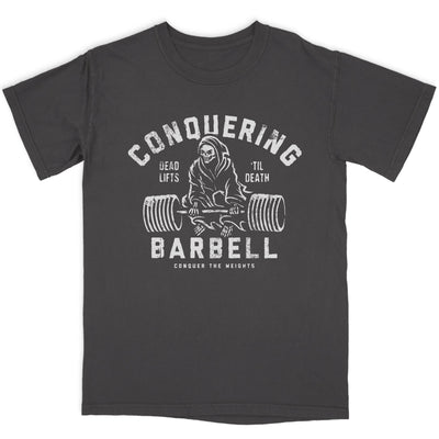 Deadlifts 'Til Death - Oversized tee - Conquering Barbell