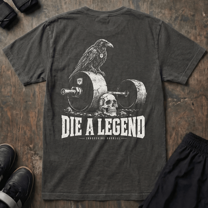 Die a Legend relaxed fit tee in Pepper