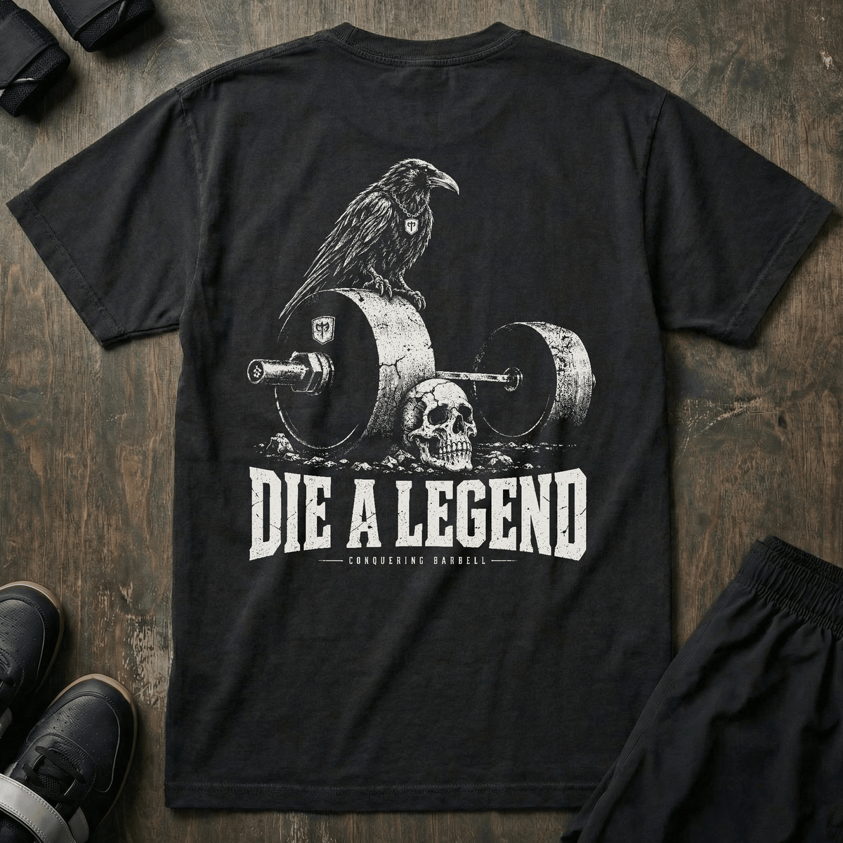 Die a Legend relaxed fit tee in Black