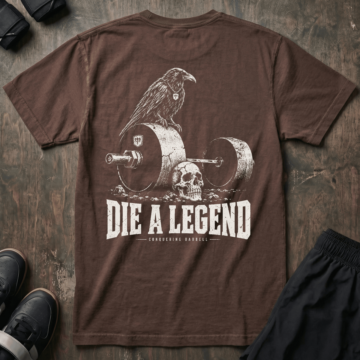 Die a Legend relaxed fit tee in Expresso