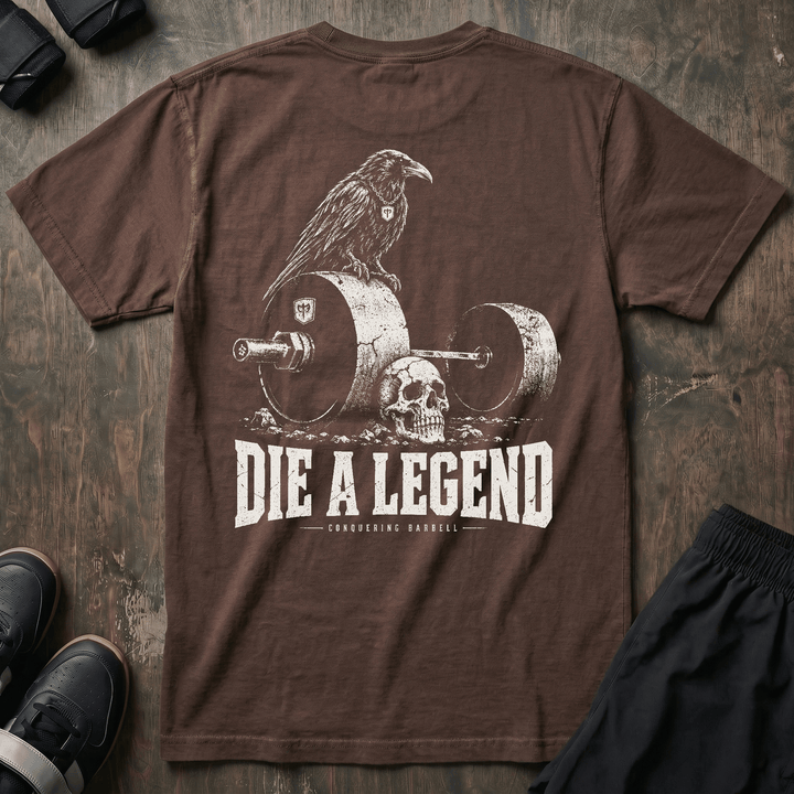 Die a Legend relaxed fit tee in Expresso