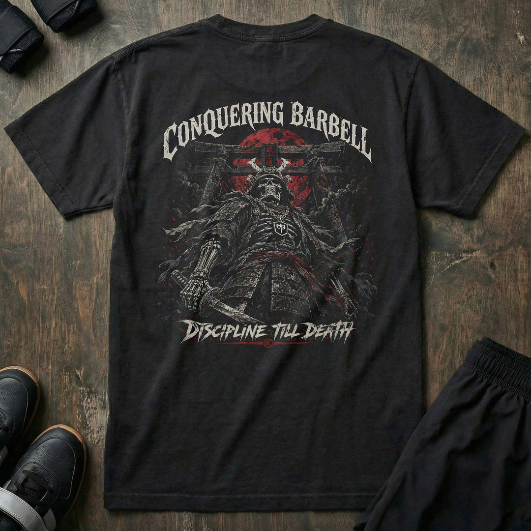 Discipline Till Death - Relaxed Fit tee - Conquering Barbell