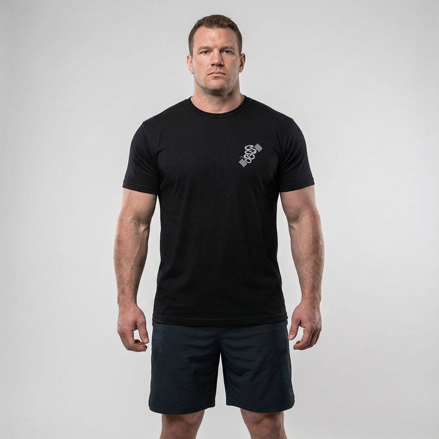 Don't Tread on Me - Black Tee - Conquering Barbell