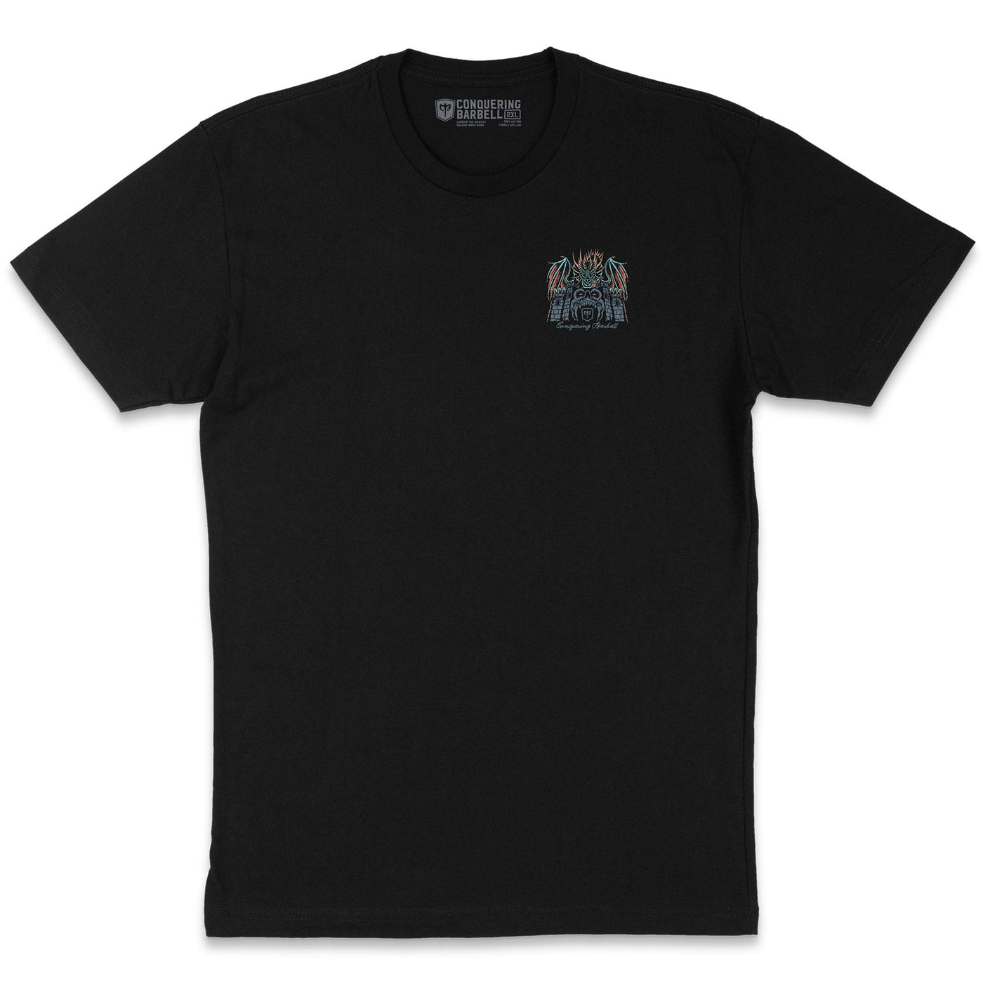 Dragon Warrior - Black Tee - Conquering Barbell