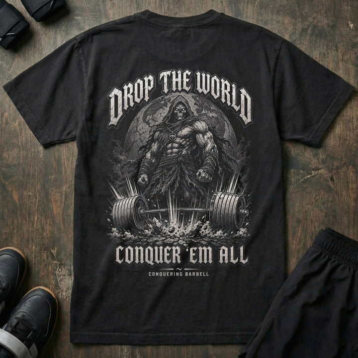 Drop the World relaxed fit tee in Black