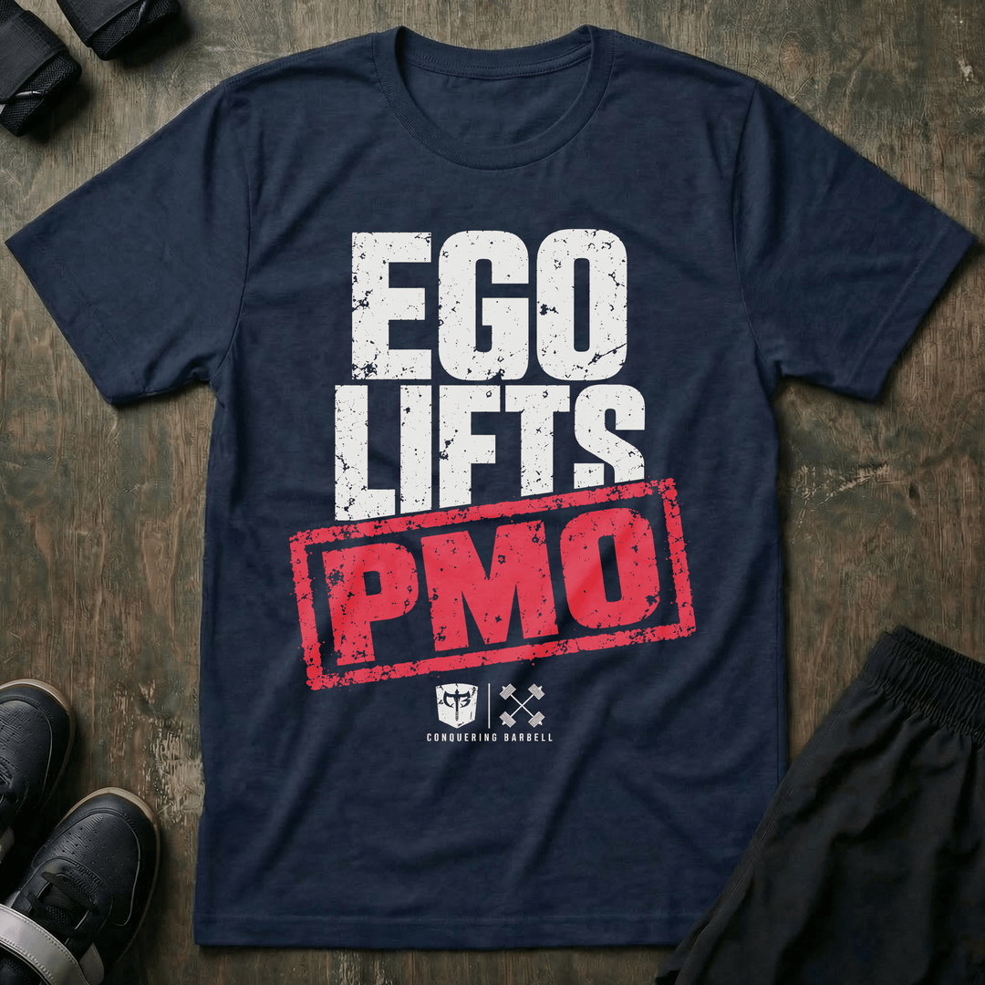 Ego Lifts PMO tee in Navy