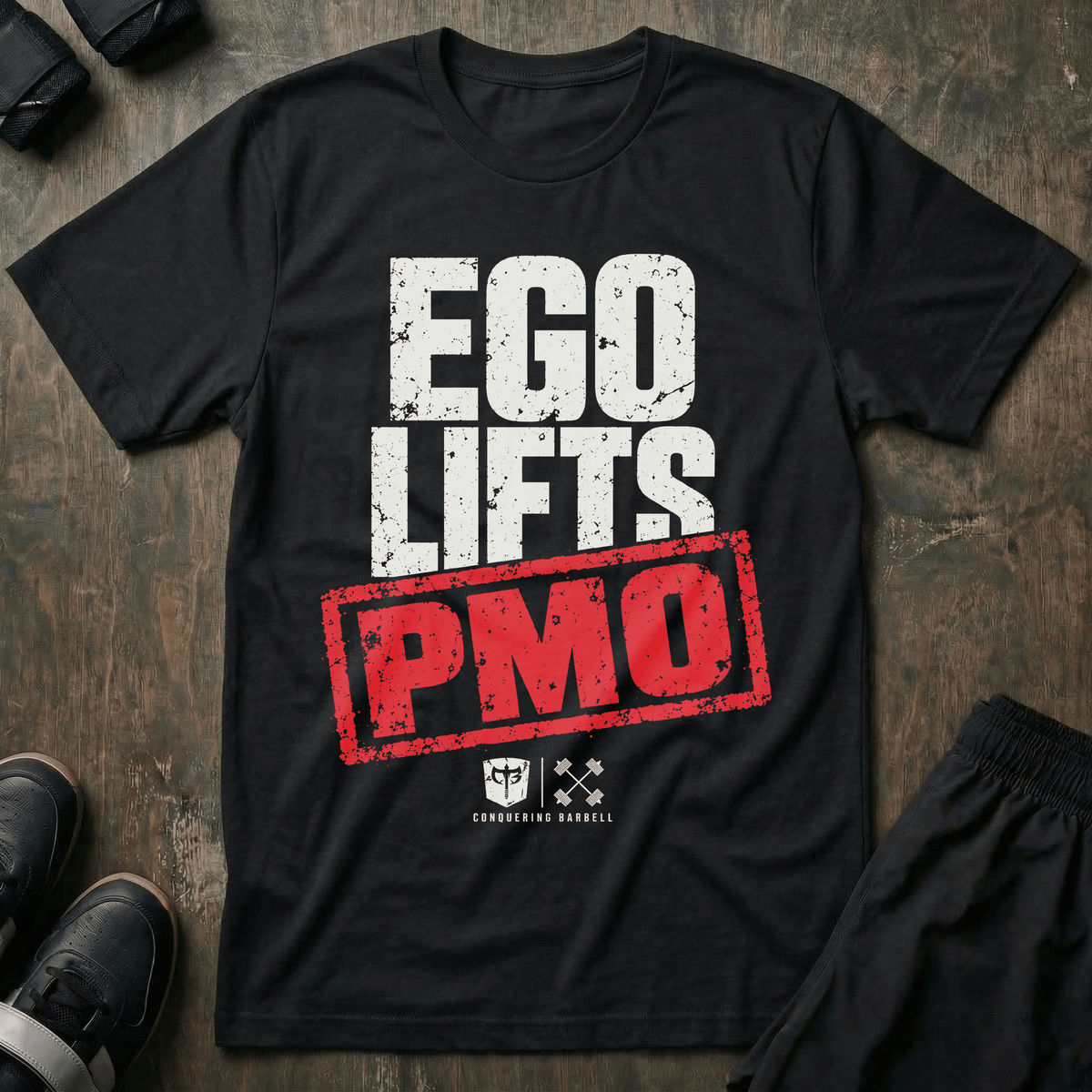 Ego Lifts PMO tee in Black