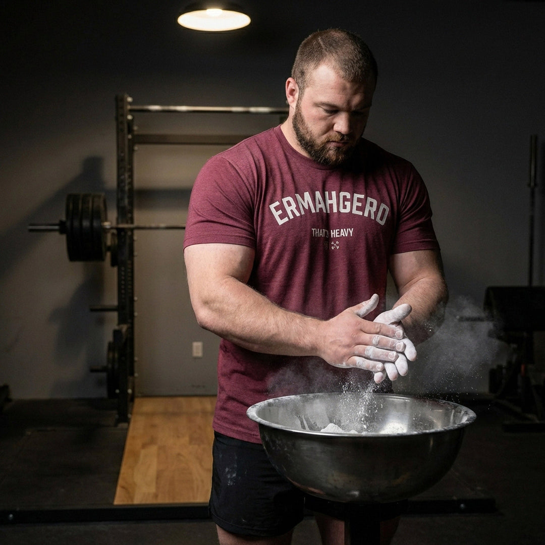 Ermahgerd tee in Maroon