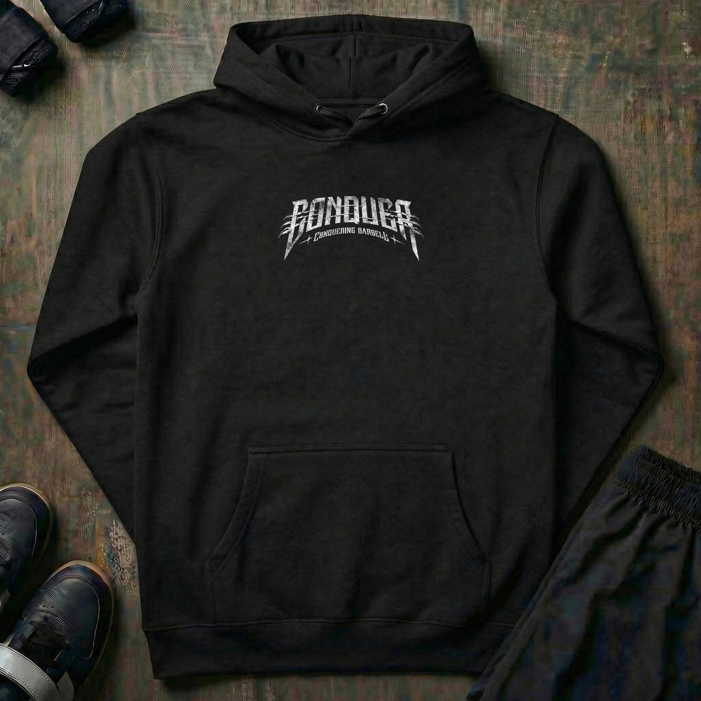 Fenrir pullover hoodie in Black, front