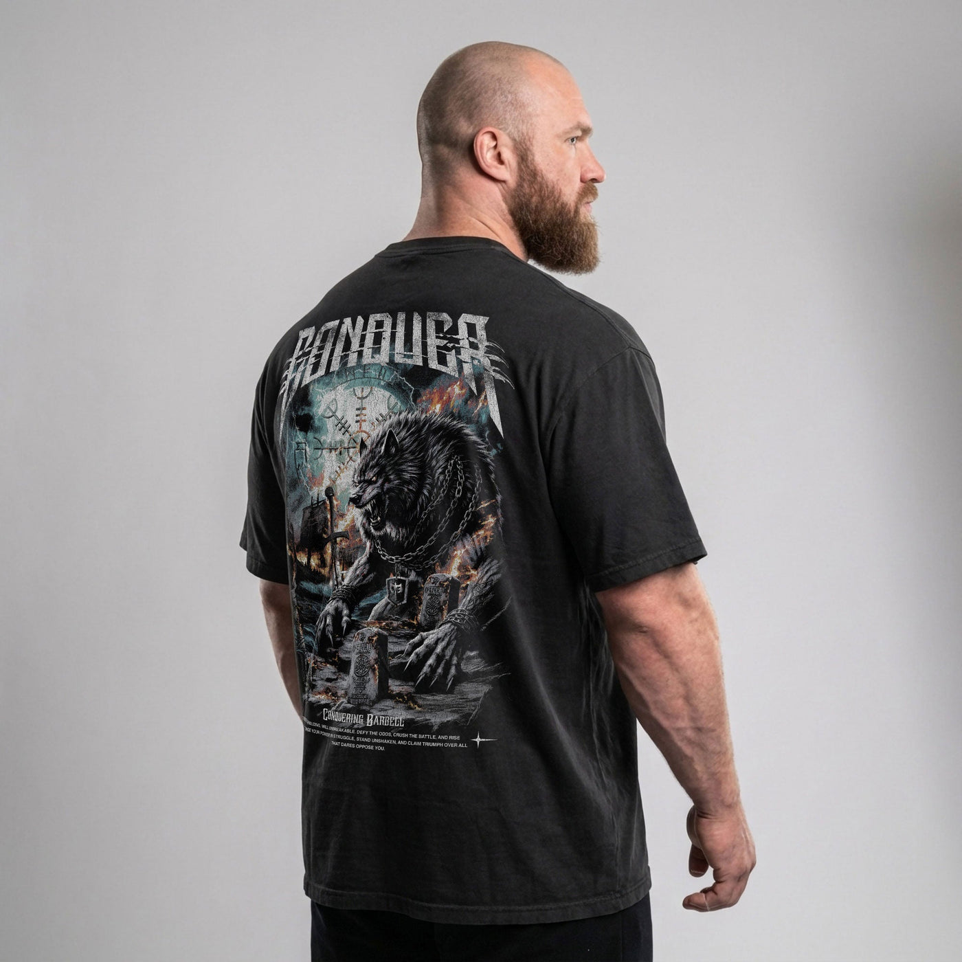 Fenrir - Relaxed Fit tee - Conquering Barbell