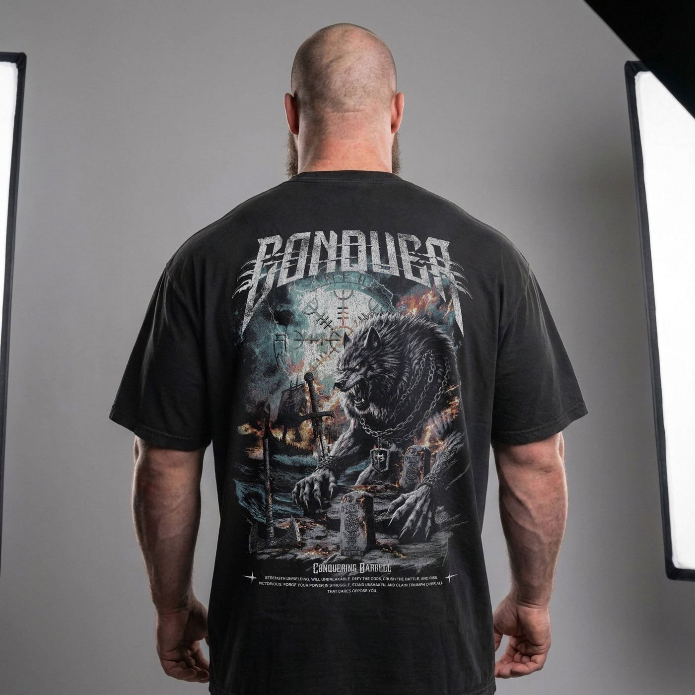 Fenrir - Relaxed Fit tee - Conquering Barbell