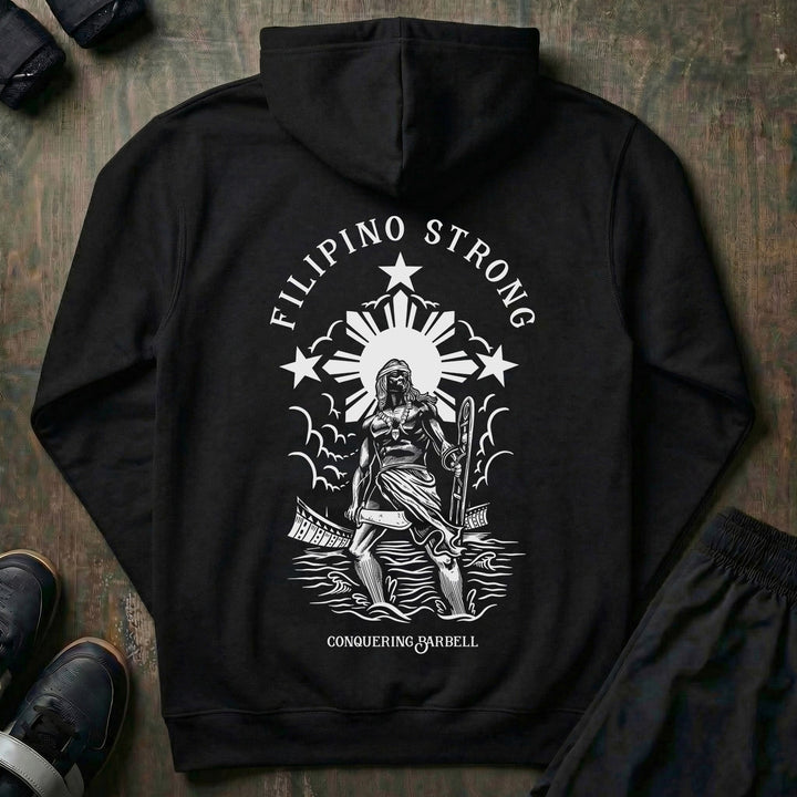 Filipino Strong - Pullover Hoodie - Conquering Barbell