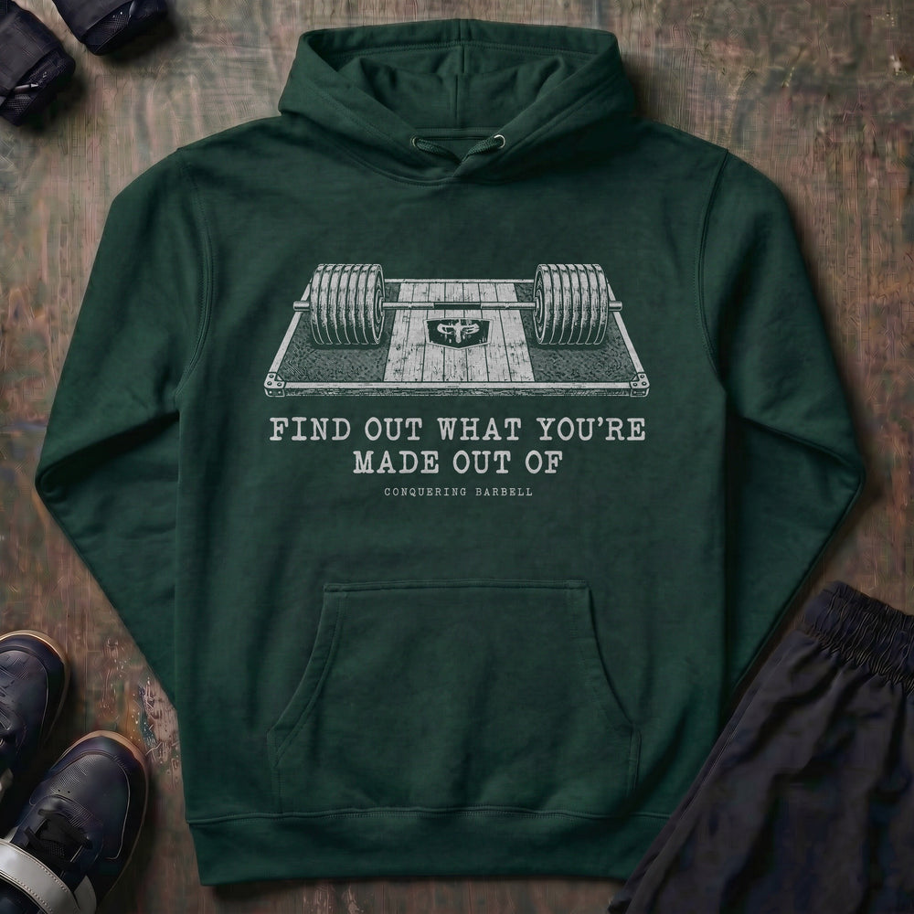 Find Out What You're Made Of - Pullover Hoodie - Alpine Green front