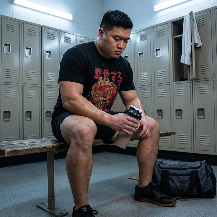 Foo Dog v2 - Black Tee - Conquering Barbell