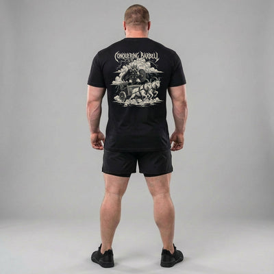 God of Thunder - Black Tee - Conquering Barbell