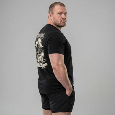 God of Thunder - Black Tee - Conquering Barbell