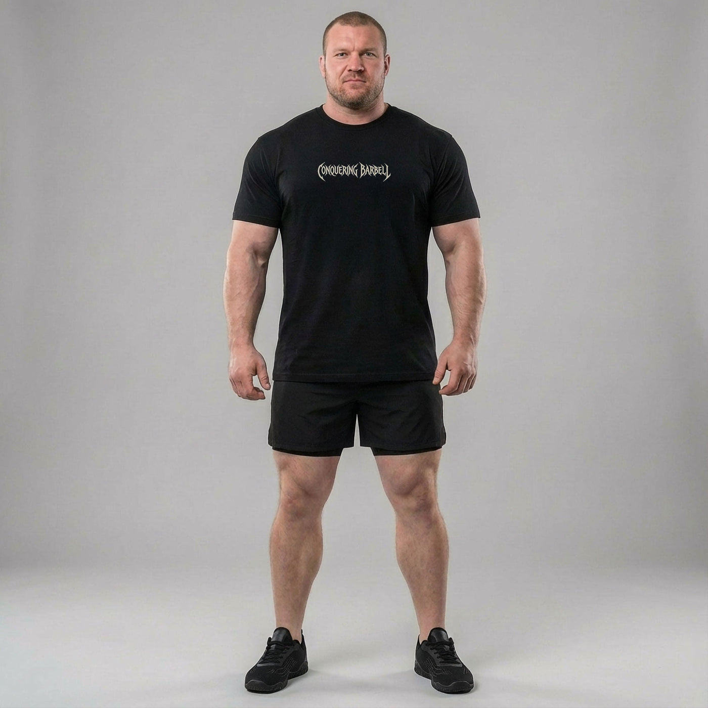 God of Thunder - Black Tee - Conquering Barbell