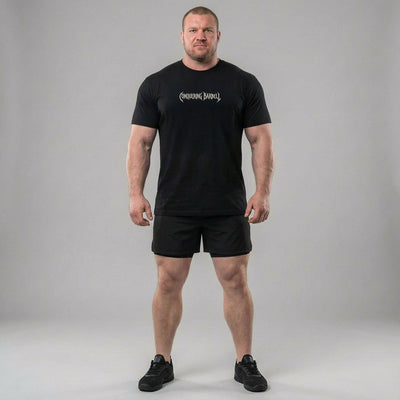 God of Thunder - Black Tee - Conquering Barbell