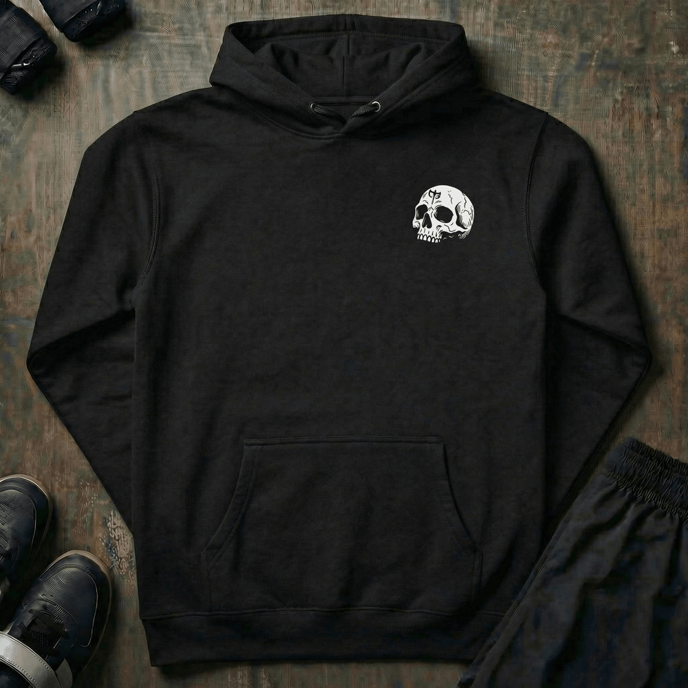 Greatness Is Earned in the Trenches pullover hoodie in Black