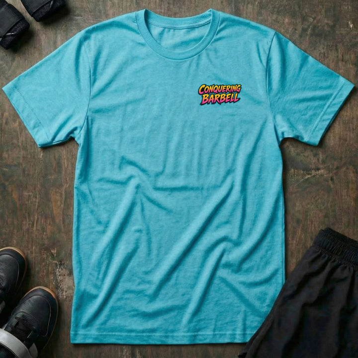 Hammer Curls - Tee - Conquering Barbell