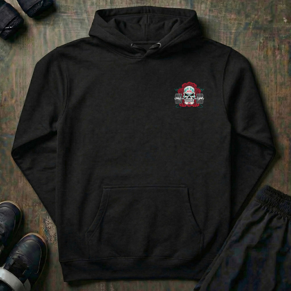 Hasta La Muerte - Version 2 pullover hoodie in Black, front