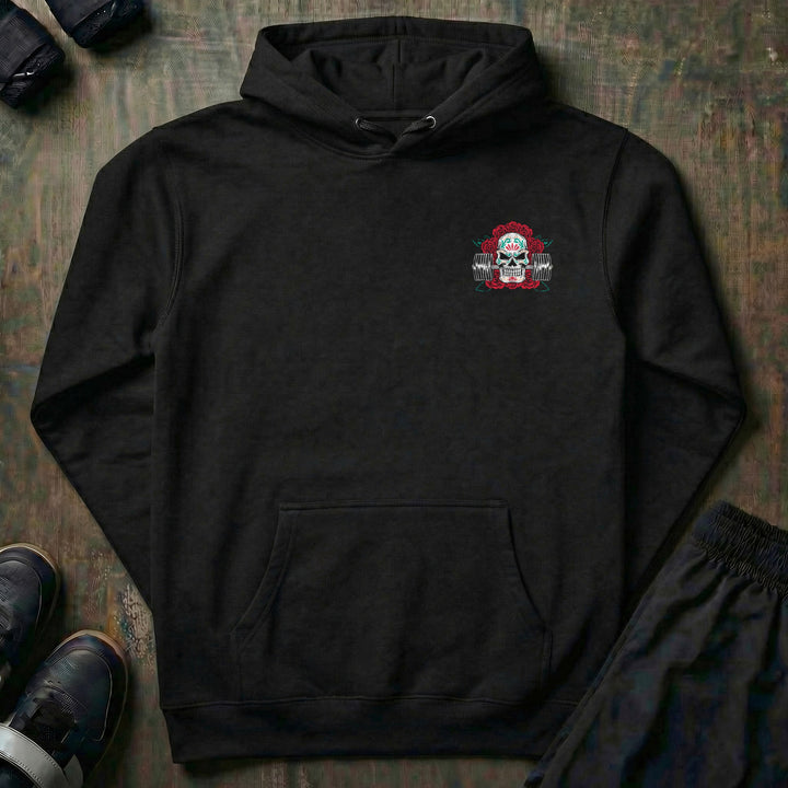 Hasta La Muerte - Version 2 pullover hoodie in Black, front