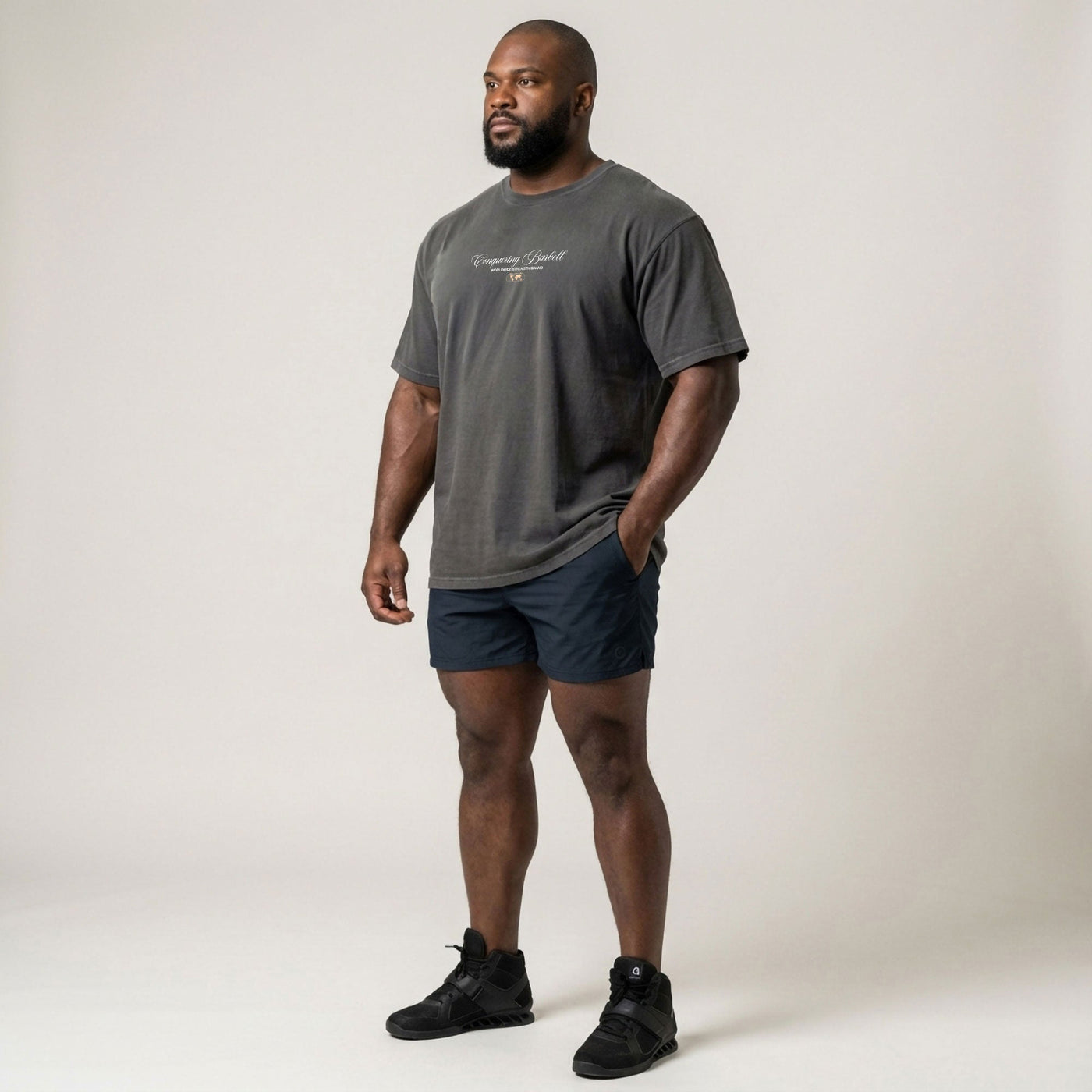 Heavy Lifting Lifestyle - Relaxed Fit tee - Conquering Barbell